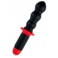 Анальный вибратор Black & Red by TOYFA, 10 режимов вибрации, водонепроницаемый, силикон, чёрный, 28