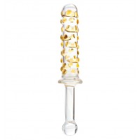 Нереалистичный фаллоимитатор Sexus Glass, Стекло, Прозрачный, 23,5 см 912043